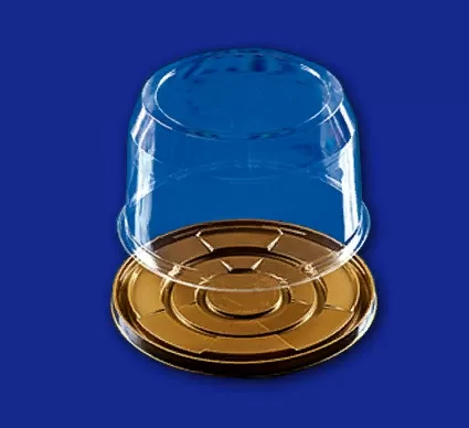 Контейнер д/торта ПР-Т-193 ДНО, золото 200шт/кор