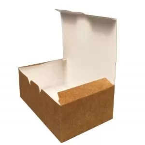 Упаковка крафт картон ECO FAST FOOD BOX S 50шт/упак/12