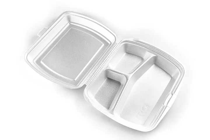 Ланч-бокс 3 деления белый ЮжПак 200шт/упак