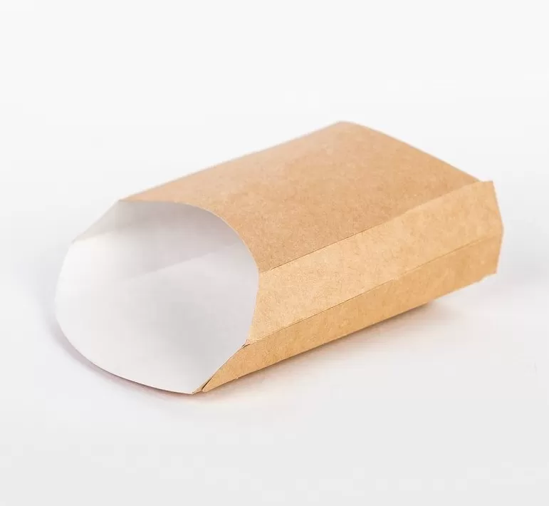 Упаковка для картофеля фри (FRY-L),  крафт картон 50шт/упак/16