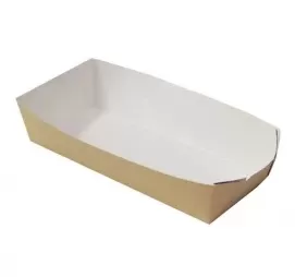 Лоток для хот-дога TRAY-HD 165*70*40 мм, крафт картон 100шт/упак/4