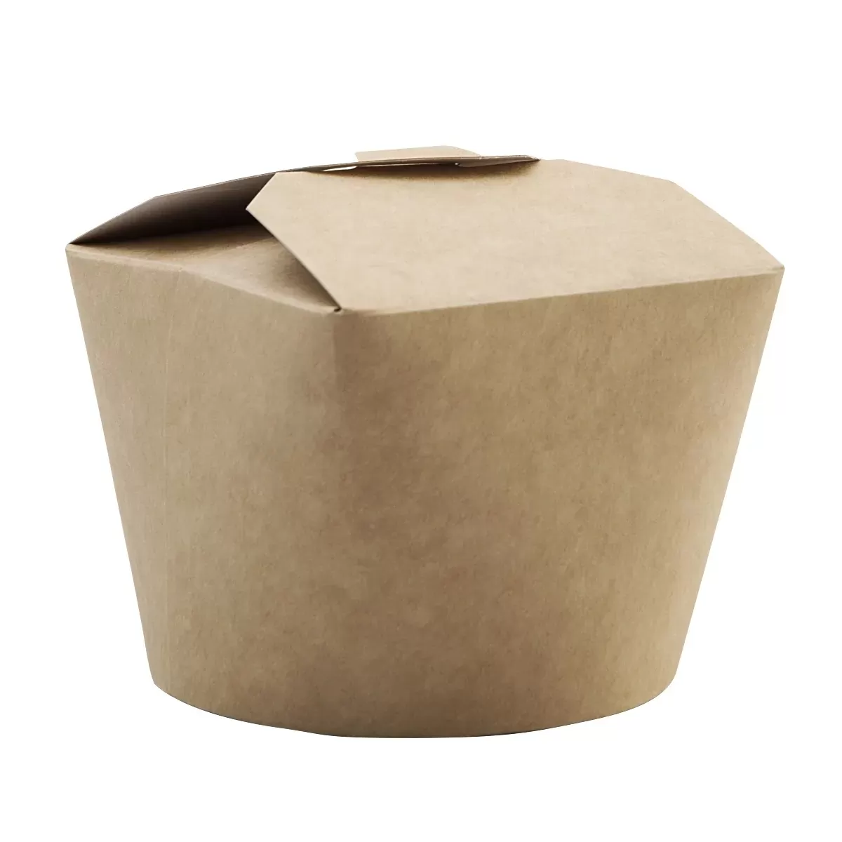 Упаковка для лапши Wok 500мл, Double крафт, круглое дно 50шт/упак /9