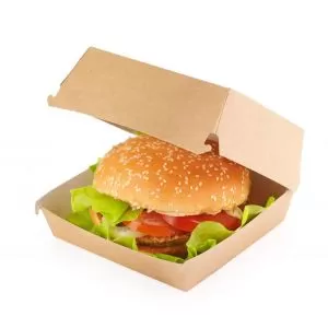 Коробка для гамбургера BURGER XL 113*113*112 крафт 50шт/упак /3