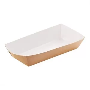 Лоток 800мл 115*220*42, крафт (аналог TRAY800) 75шт/упак /8