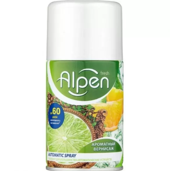 Освежитель воздуха для диспенсера 250мл Alpen Verti Ароматный вернисаж/12