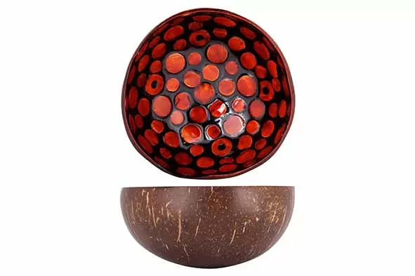 Чаша декоративная  ORANGE PEARL D14CM