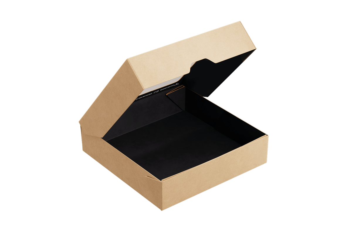 Упаковка OneBox 1500 черный (Tabox) 200*200*48мм 25шт/упак /6