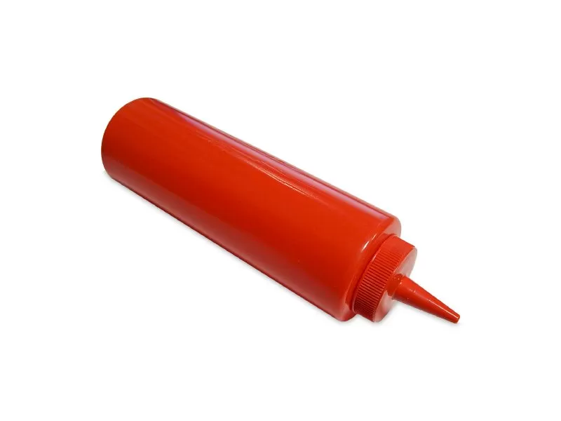 Емкость для соуса 700 мл. красная MG /1/24/