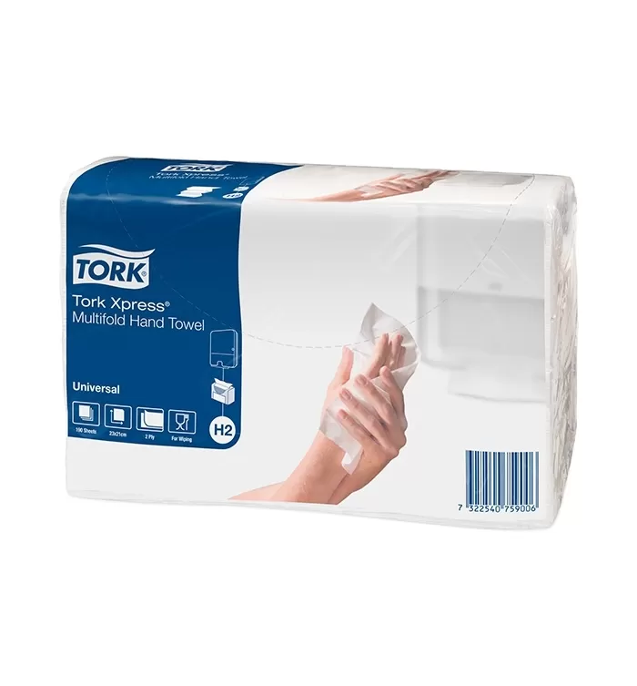 Полотенца лист. 2сл TORK Multifold 190шт универсал H2 1/ 20