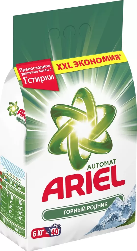 Стиральный порошок Ариэль 6кг д/БЕЛОГО