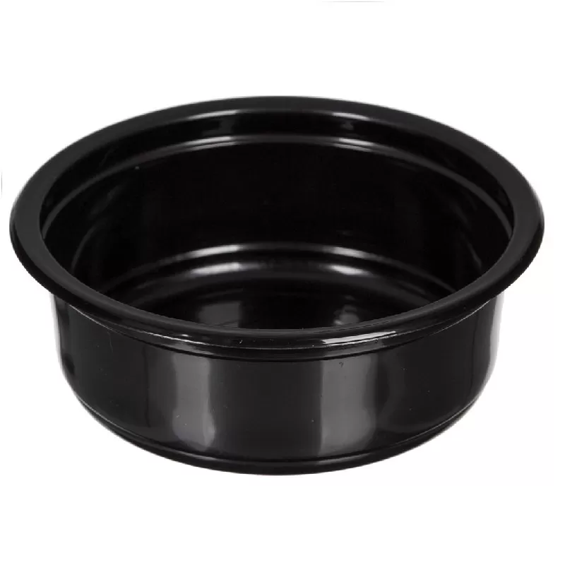 Контейнер PP 250 мл круглый черный 115 серия 50шт/упак /10