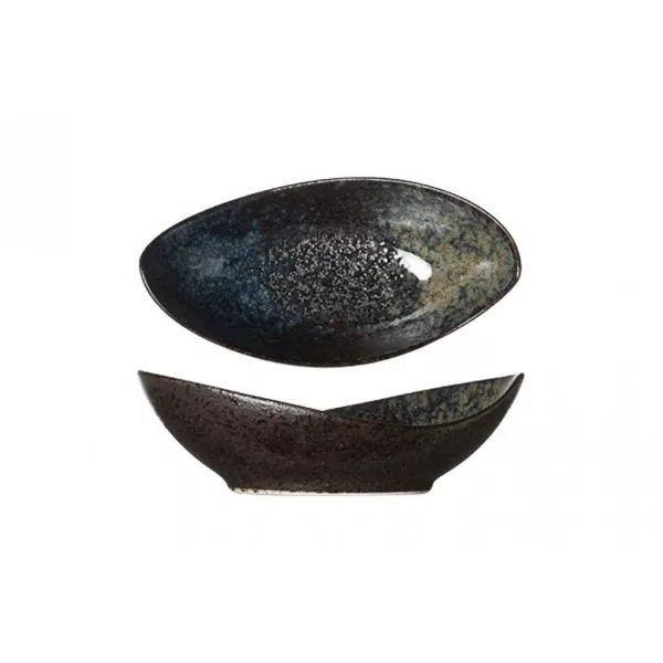 Салатник овальный 16×8 см h 5 см, BLACK YORU