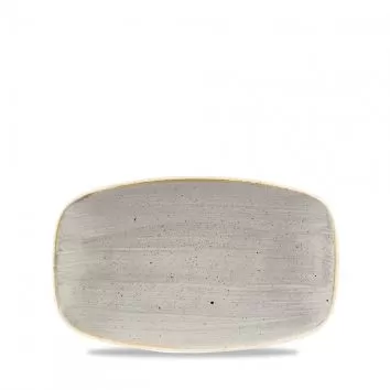 Блюдо прямоугольное 20х12,1см, без борта, Stonecast, цвет  Peppercorn Grey