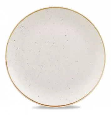 Тарелка мелкая 32,4см, без борта, Stonecast, цвет  Barley White