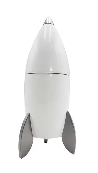 Мельница для специй «Ракета» h 21 см, бук лакированный, цвет белый, ROCKET
