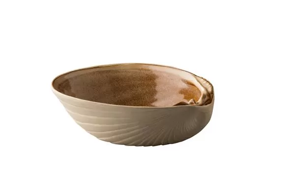 Салатник 15,5 см, декор shell sand, Raw Design by RBC