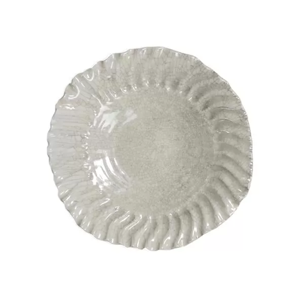 Тарелка глубокая d 25,5 см, h 3,5 см, цвет quartz craquele, Dashi