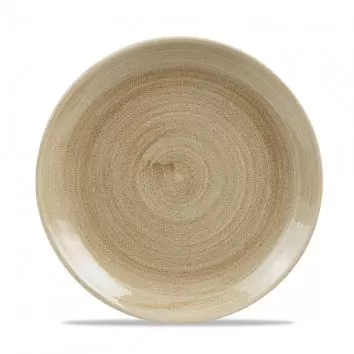 Тарелка мелкая d21,7см, без борта, Stonecast Patina, цвет Antique Taupe