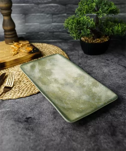 Блюдо прямоугольное 28,5×16 см h 1,6 см, Stoneware Selene