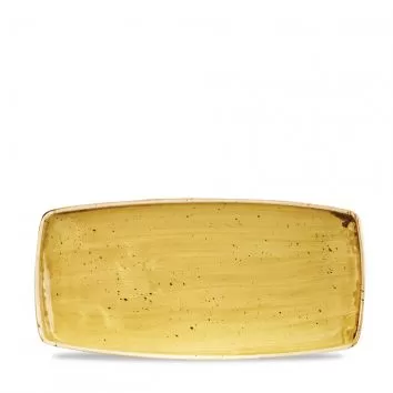 Блюдо сервировочное 29,5х15см, без борта, Stonecast, цвет Mustard Seed Yellow