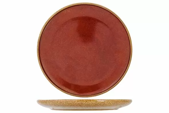 Тарелка мелкая d 27 см, Elements Mustard