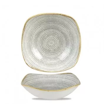 Салатник квадратный 0,57 л 17,5 см, без борта, цвет Stone Grey, Studio Prints