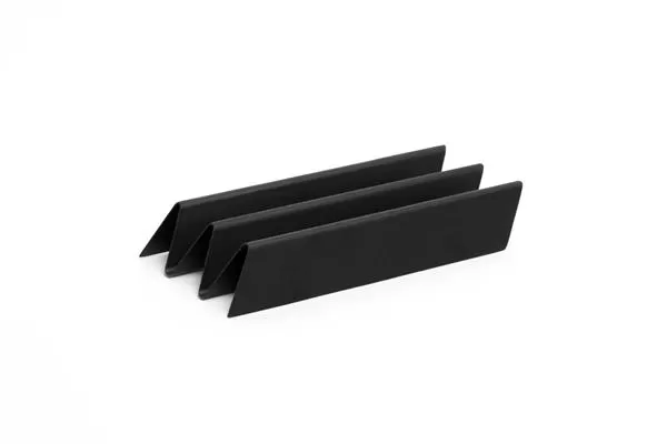 Подставка для закусок 24×12 см h 4 см, алюминий, цвет черный