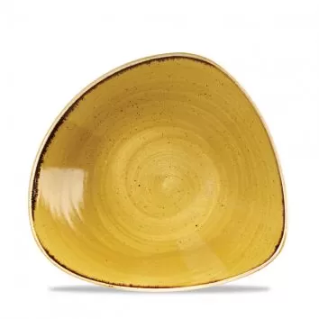 Салатник треугольный 0,37л d18,5см, без борта, Stonecast, цвет Mustard Seed Yellow