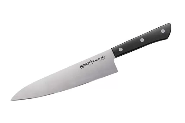 SHR-0085B/K Нож кухонный «Samura HARAKIRI» Шеф 208 мм, корроз.-стойкая сталь, ABS пластик