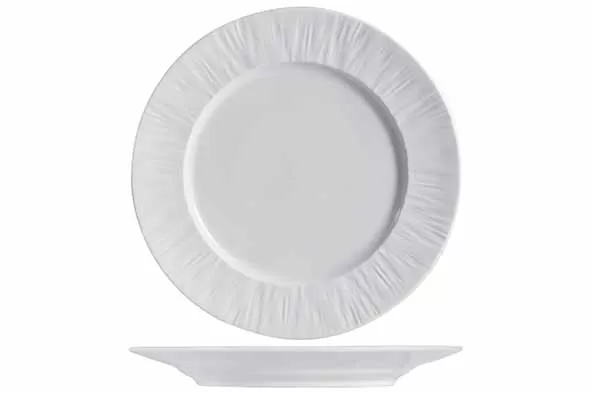 Тарелка мелкая d 22,3 см, Pure White