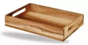 Поднос деревянный «Ящик» 38х24см h4,8см Buffetscape Wood