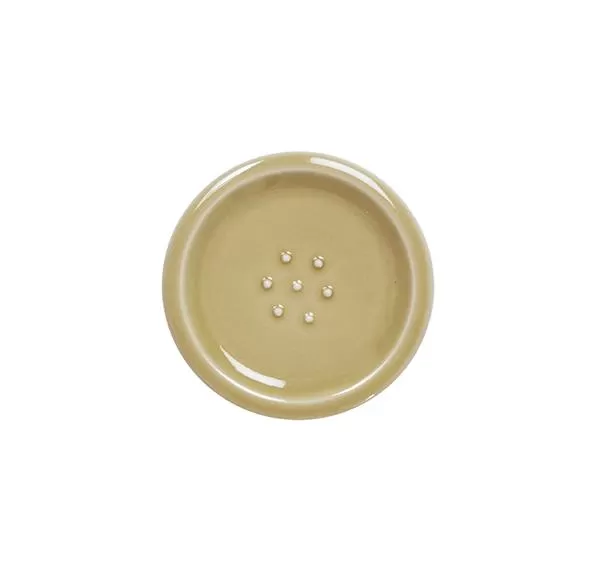 Подставка под мыло d 10 см, h 1 см, цвет vert argile, Cantine