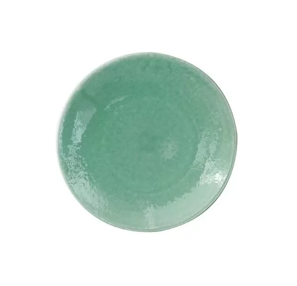 Тарелка мелкая d 17 см, h 2,5 см, цвет jade, Tourron
