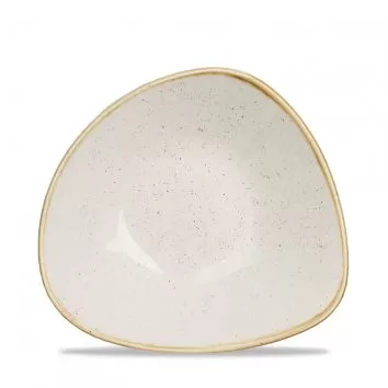 Салатник треугольный 0,60л d23,5см, без борта, Stonecast, цвет Barley White Speckle