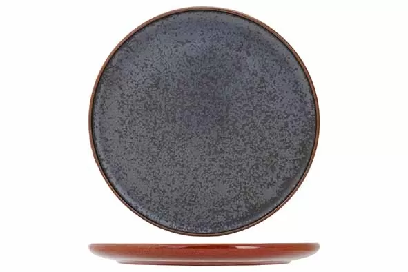 Тарелка мелкая d 27 см, Elements Maroon