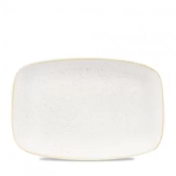 Блюдо прямоугольное CHEFS 30х19,9см, без борта, Stonecast, цвет Barley White