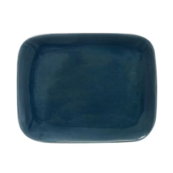 Блюдо прямоугольное 27×21,5 см, h 2 см, цвет outremer, Maguelone