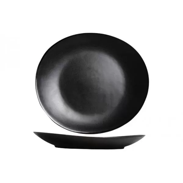 Тарелка 28×25,5 см h 3,5 см, VONGOLA BLACK