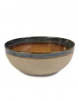 Салатник  D23,5см, H9,5см, цвет RUSTY BROWN