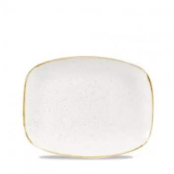 Блюдо прямоугольное CHEFS 26,1х20,2см, без борта, Stonecast, цвет Barley White