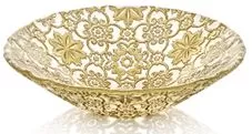 Салатник 25 см, декор GOLD LEAF