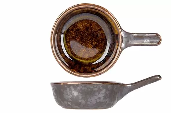 Соусник с ручкой 10,5×6,5 см h 3,7 см, Elements Mineral