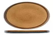 Тарелка овальная 35,5×23,5 см, QUINTANA AMBER