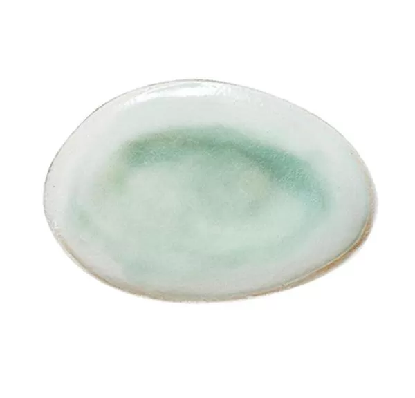 Блюдо овальное 24×16 см, h 1,5 см, цвет vert, Wabi
