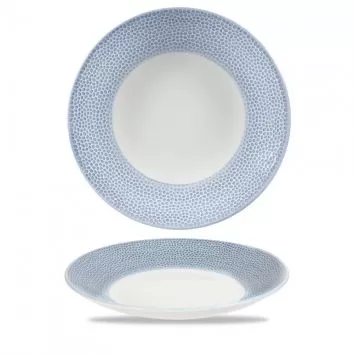 Тарелка глубокая Isla Spinwash Ocean Blue, 28.1 см H: 3.7 см