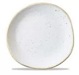 Тарелка мелкая «Волна» d18,6 см, без борта, Stonecast, цвет Barley White