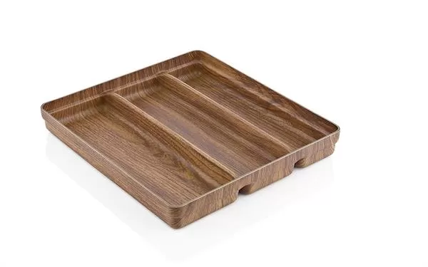 SERVICE CUTLERY TRAY — 3 COMPARTMENT