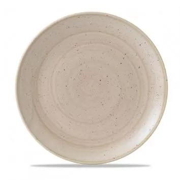 Тарелка мелкая 28,8см, без борта, Stonecast, цвет Nutmeg Cream