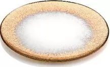 Тарелка мелкая 37 см, декор CLEAR GOLD