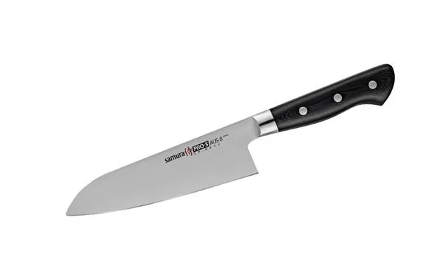 SP-0095/K Нож кухонный «Samura Pro-S» Сантоку 180 мм, G-10